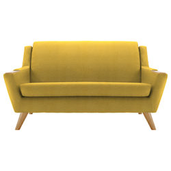 G Plan Vintage The Fifty Five Small 2 Seater Sofa Bobble Mustard